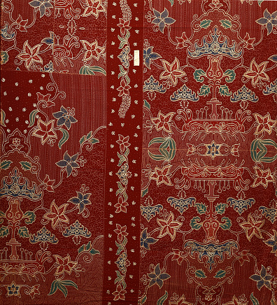 Indonesia Batik handmade textile craft - Stock photo