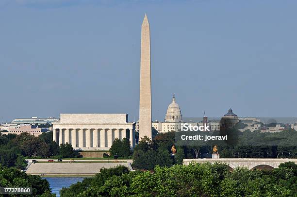 Foto de Horizonte De Washington Dc e mais fotos de stock de Washington DC - Washington DC, Silhueta urbana, Monumento Washington - The Mall