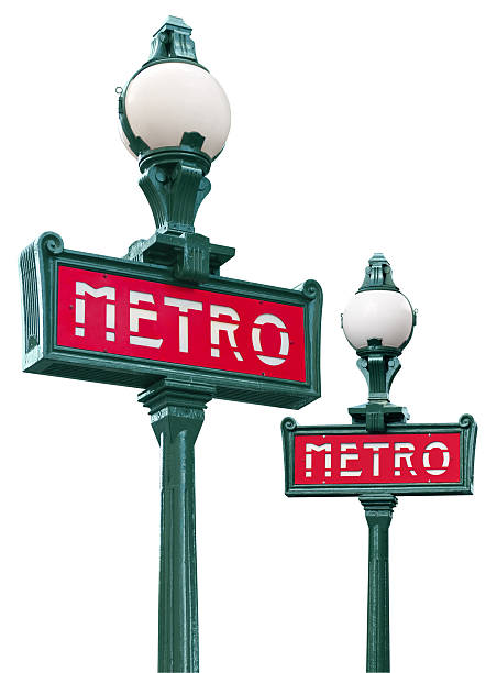 Paris metro sign isolated on white Paris metro sign isolated on white.More from Paris: paris metro sign stock pictures, royalty-free photos & images