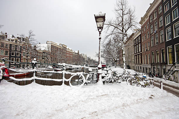 istock Amsterdam covered with snow in the Netherlands 177379096