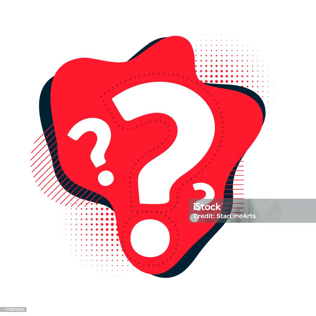 Question Mark Innobvative Fluid Style Question Mark Symbol Background For Innovative Idea Stock ...