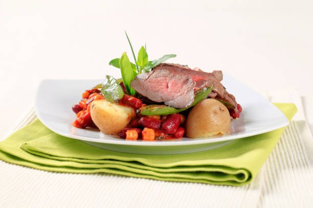 istock Roast beef and red bean chili 177381549