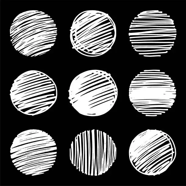 Vector illustration of Circles