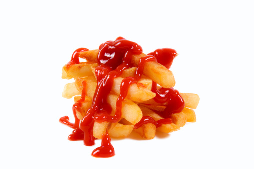 Potato and ketchup