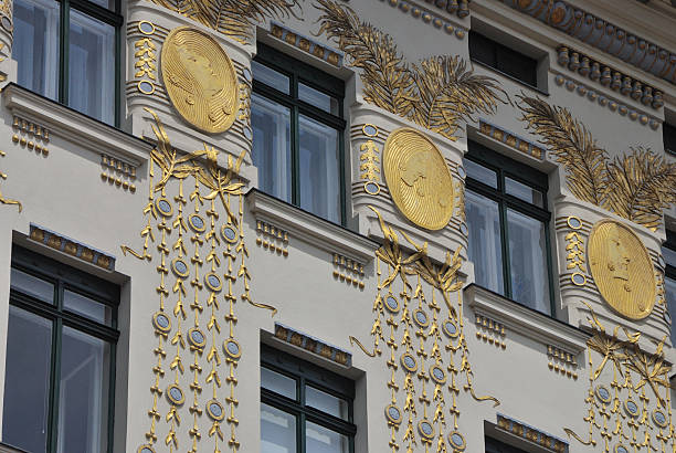 istock gold ornaments on old house 177383871