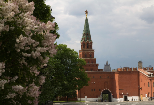 Borovitskaya Tower of Moscow Kremlin