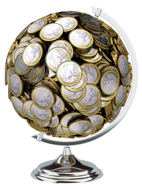 istock globe collected from the European money isolated on white background 177383914