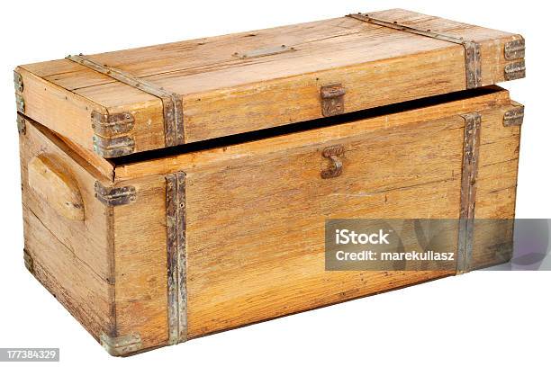 Vintage Brust Oder Toolbox Stockfoto und mehr Bilder von Altertümlich - Altertümlich, Baugewerbe, Fotografie