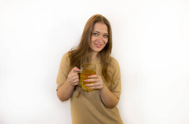 istock young beautiful woman with a mug of beer 1773845716