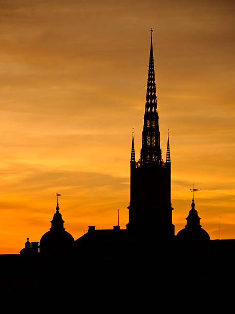 istock Stockholm cityscape at sunset 177385025
