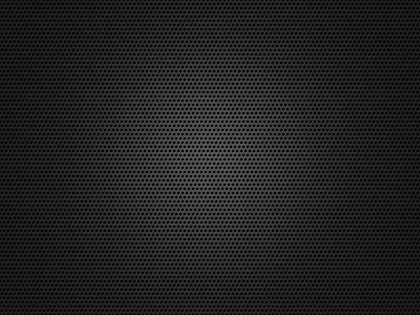 istock A piece of dark metal mesh with some light reflecting off  177385148