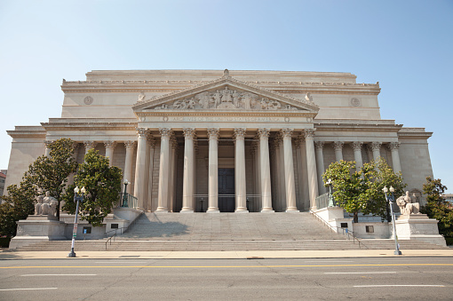 National Archives building in Washington DC