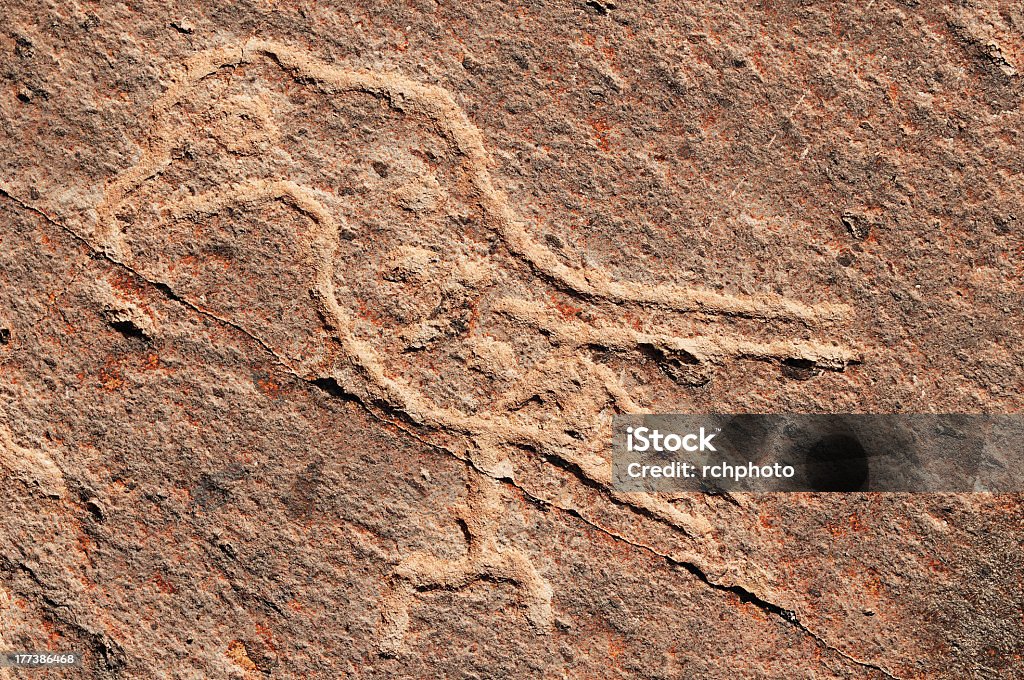 페류, 토로 Muerto 암각화 - 로열티 프리 고대의 스톡 사진