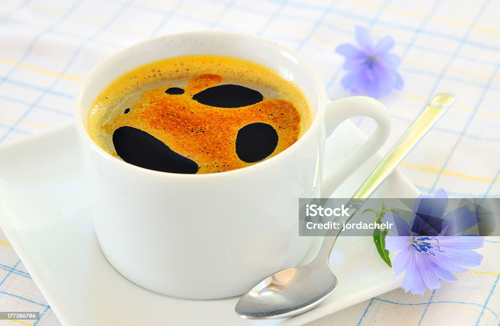 Chicory hot drink Blue Stock Photo