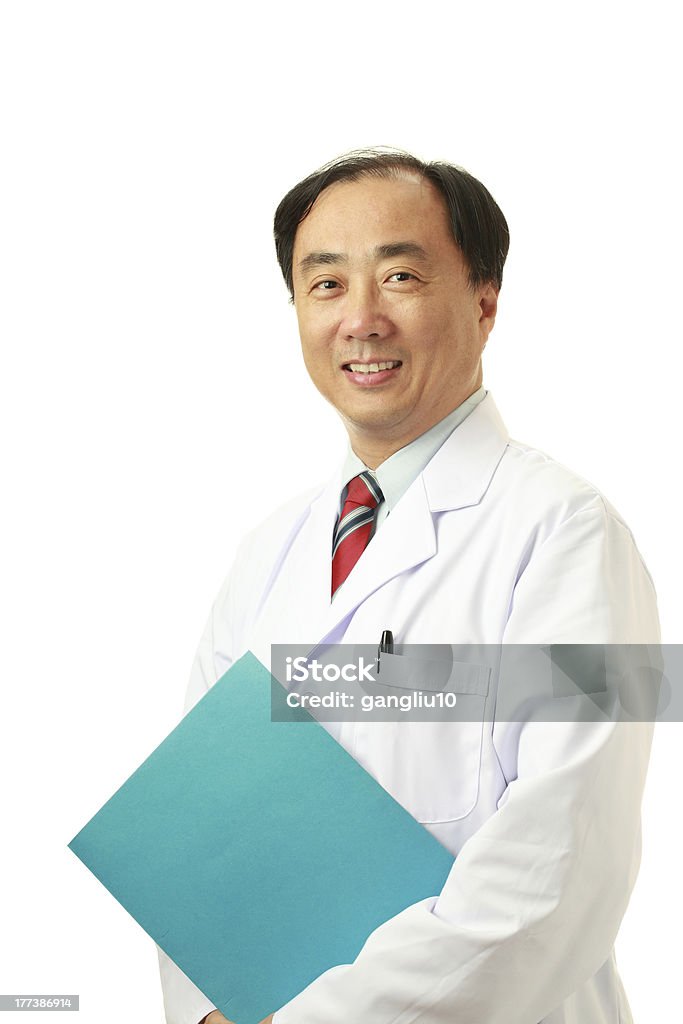 Doctor "Asian doctor, isolated on white" Adult Stock Photo