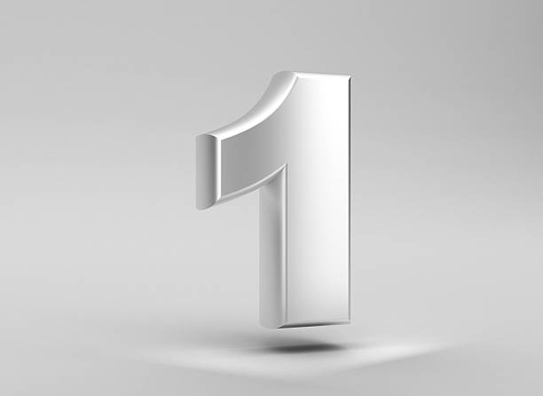 istock number 1 aluminum iron on grey background 177387110