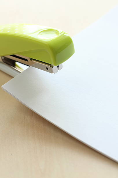 istock No brand stapler and paper 177387247