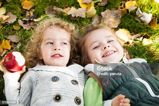 행복함 보그다 라잉 야외 2명에 대한 스톡 사진 및 기타 이미지 - 2명, 가을, 가족