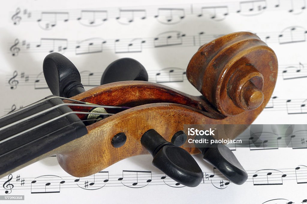 Violino rose e spinotti - Foto stock royalty-free di Johann Sebastian Bach