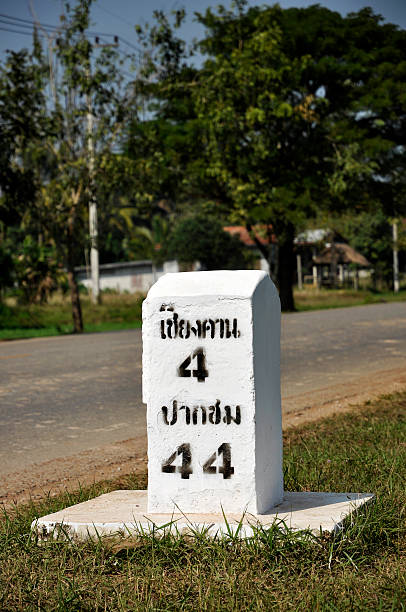 istock Triple Four Milestone Thailand Grass 177391142