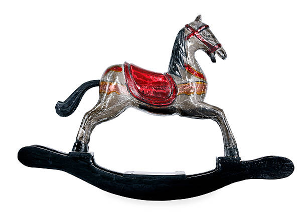 istock Rocking horse wooden toy 177391914