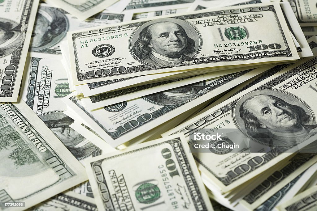 Доллары США фоне - Стоковые фото 100 американских долларов роялти-фри