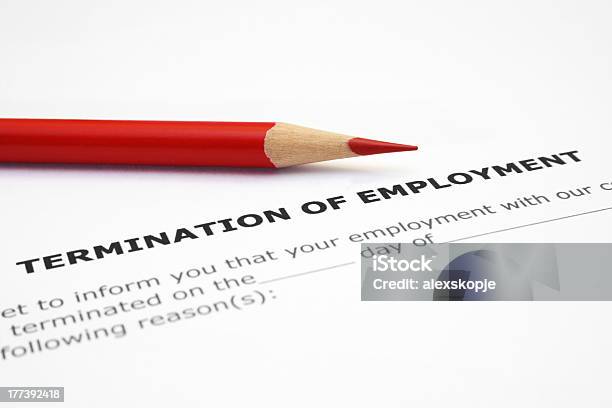 Termination Of Employment Stock Photo - Download Image Now - Agreement, Applying, Aspirations