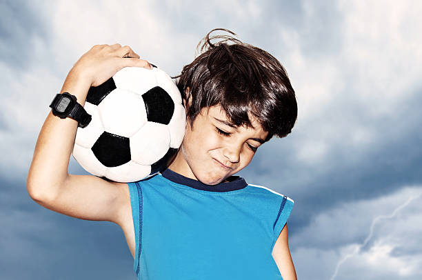 Football player celebrating victory