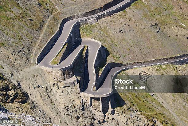 Stelvio Pass Stock Photo - Download Image Now - Alto Adige - Italy, Curve, Europe