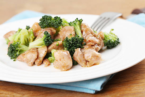 istock Chicken and broccoli stir fry 177393519