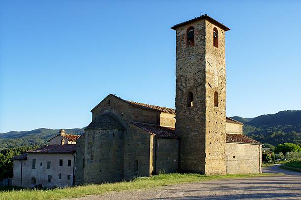 istock Romanesque country church 177393823
