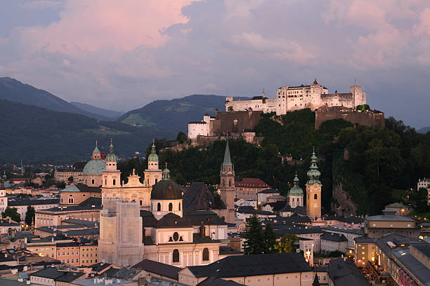 istock Salzburg at dusk 177394214