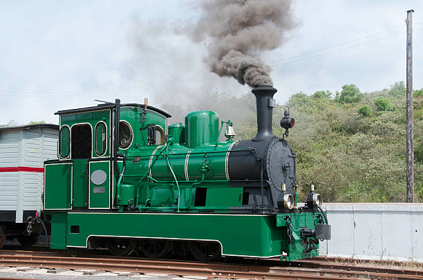 old steam train in Holland
