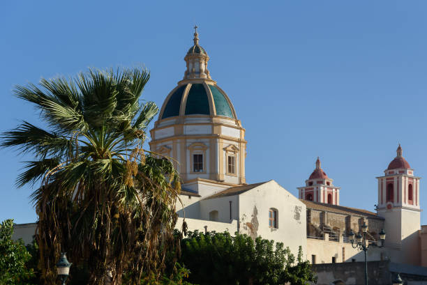 View of the church in Trapani.