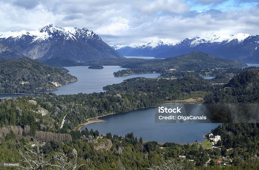 Vista do lago Nahuel Huapi - Foto de stock de Argentina royalty-free