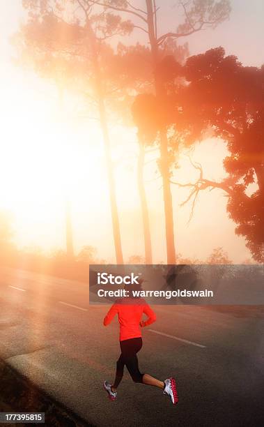 Sunrise Runner Training Stock Photo - Download Image Now - Active Lifestyle, Activity, Adult