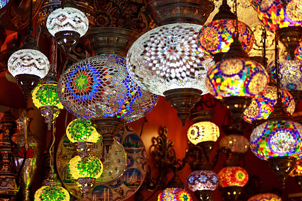 istock Turkish lamps in the Grand Bazaar, Istanbul, Turkey 177396096