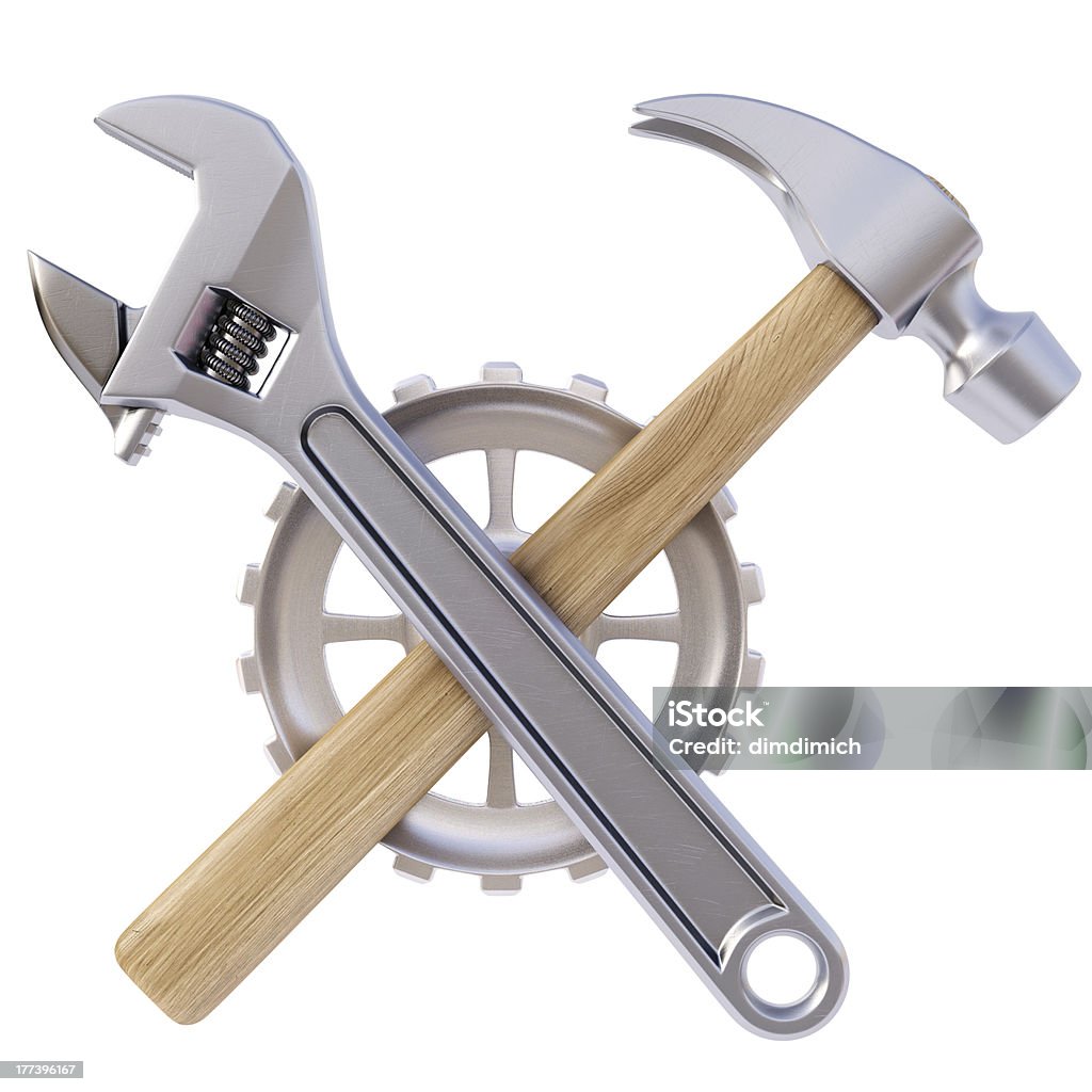 tools icon from the tools. Isolated on white. Adjustable Stock Photo