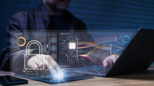 istock With a content smile, man sat at office desk, engrossed in programming on laptop; fingers swiftly typing code, weaving an intricate software masterpiece on computer, embodying a proficient programmer 1773975194