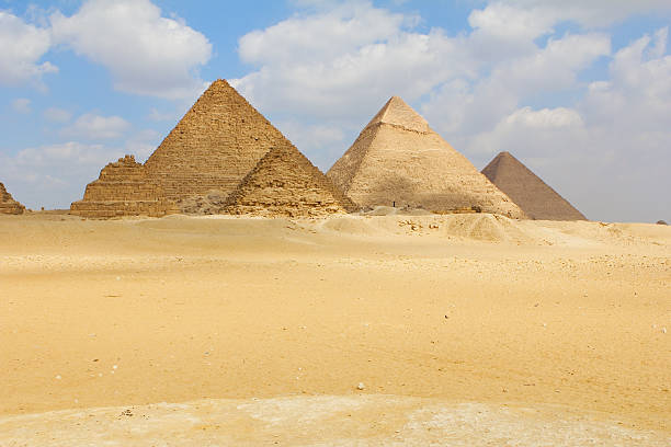 Piramids in Giza Landscape of egyptian piramids khafre photos stock pictures, royalty-free photos & images