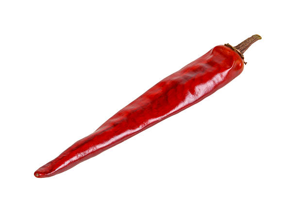istock Dried red hot chili pepper on white 177399720