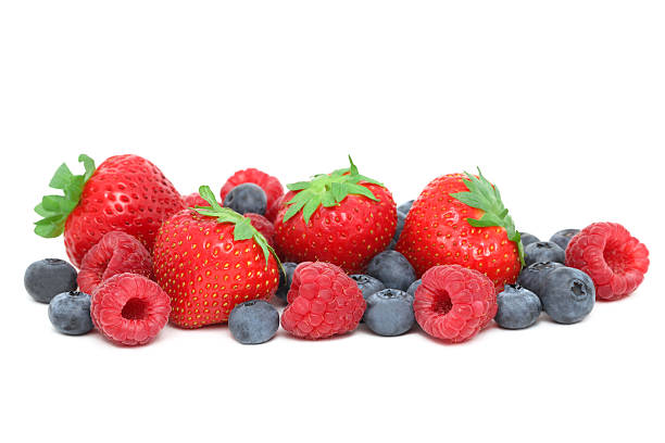 istock Strawberries, raspberries and blueberries (isolated) 177399884
