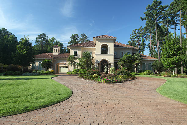 Luxury Home Exterior stock photo