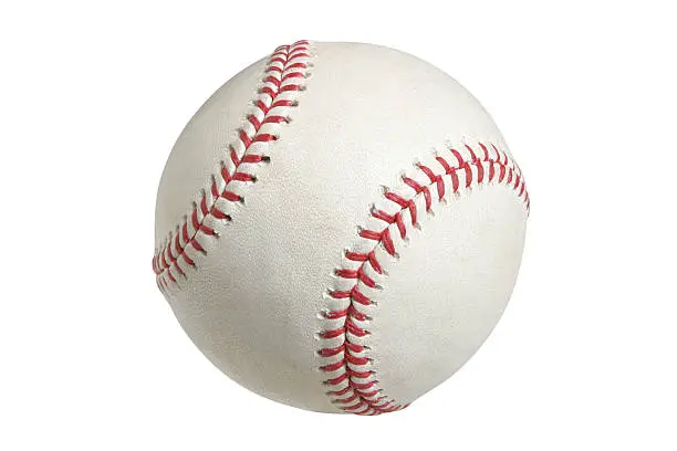Photo of Baseball with clipping path