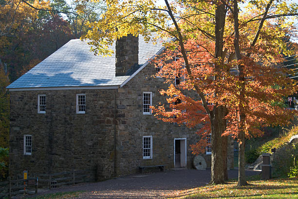 istock Historic Mill in Autumn 177402208
