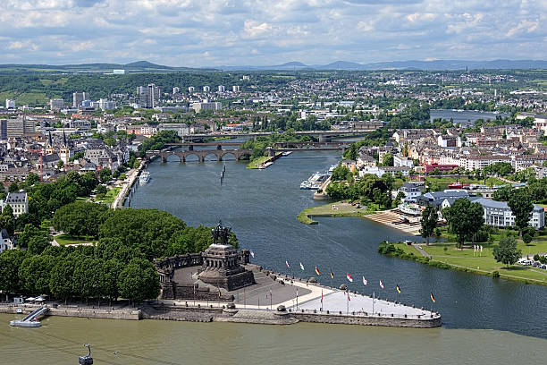 istock German Corner (Deutsches Eck) in Koblenz, Germany 177402620