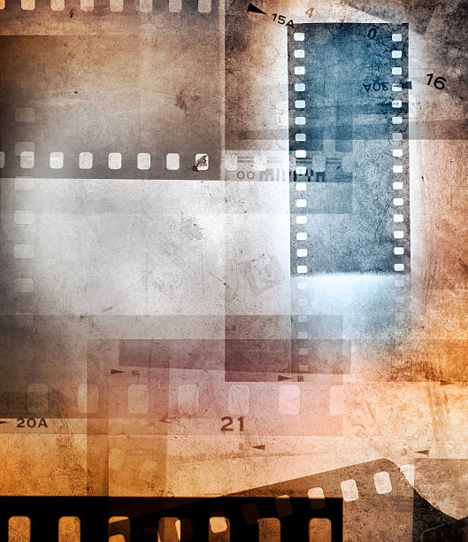 istock Abstract background of film negatives 177402786
