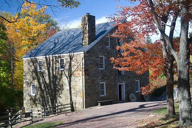 istock Historic Mill in Autumn 177403412