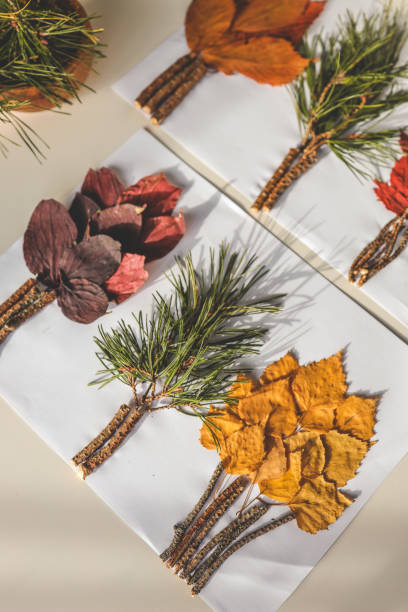 istock Children's creative activities, autumn idea 1774035015