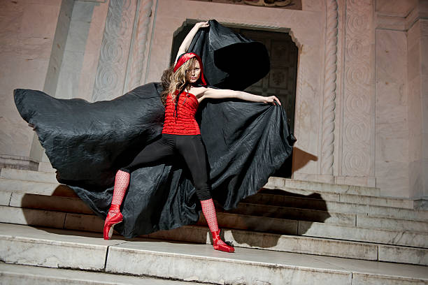 istock Ballerina in red and black 177404502